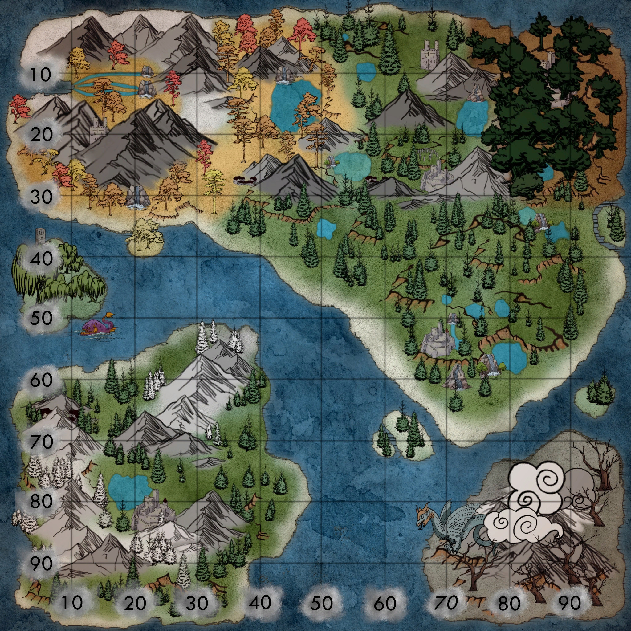 Ark Fjordur Map