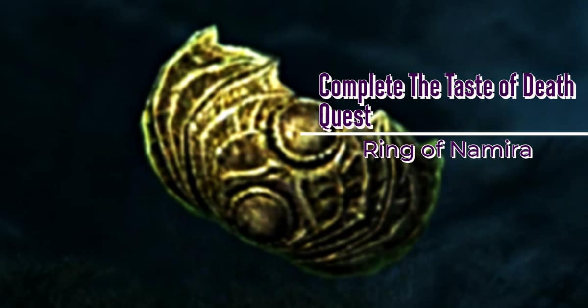 Ring of Namira Location